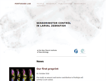 Tablet Screenshot of portugueslab.com